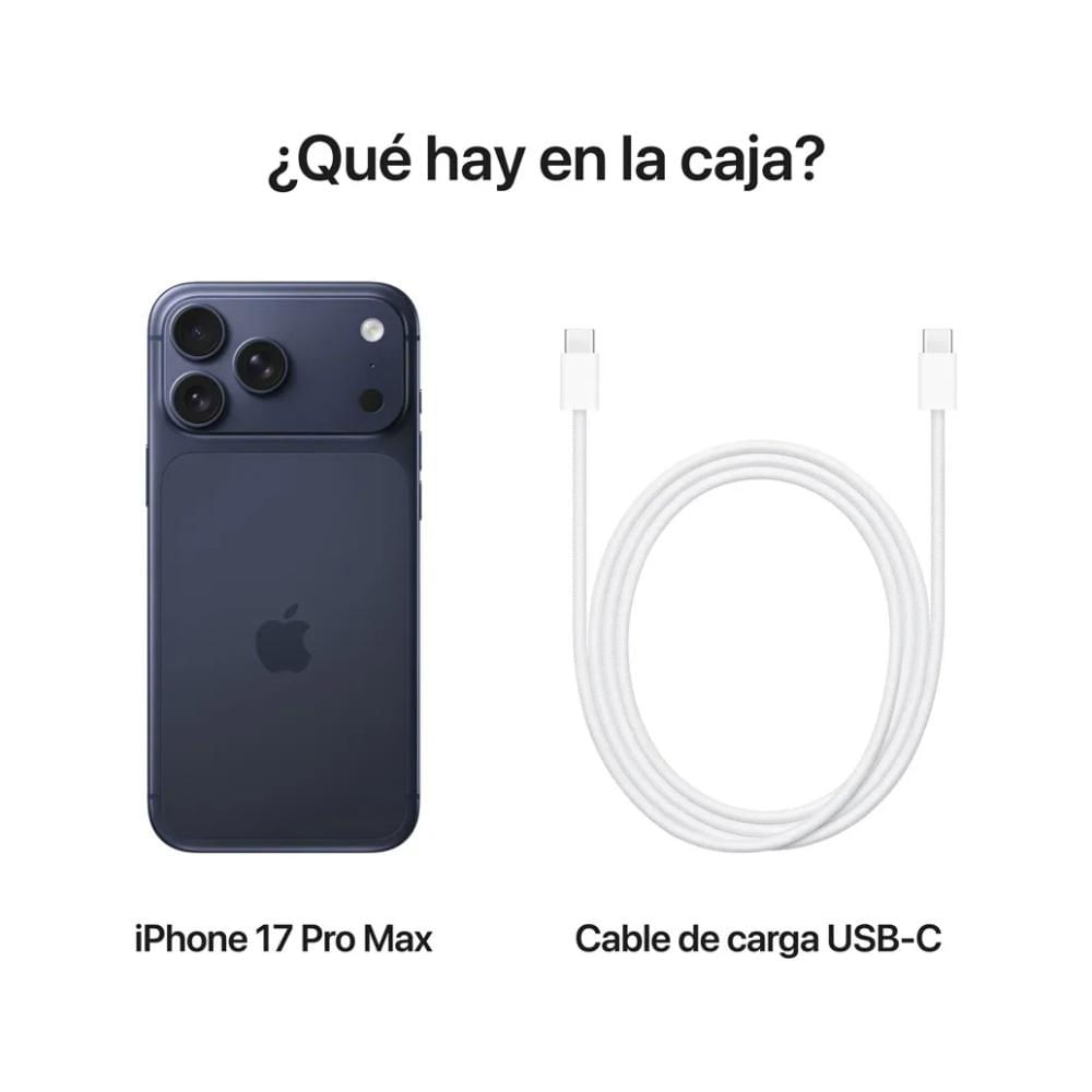 Iphone 17 Pro Max 5G 1Tb 12Gb Ram Azul Esim img #4