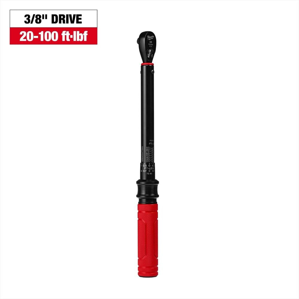 Llave Dinamométrica Milwaukee 48 22 9202 De 3/8 Pulgadas 20 100 Ft Lb img #1