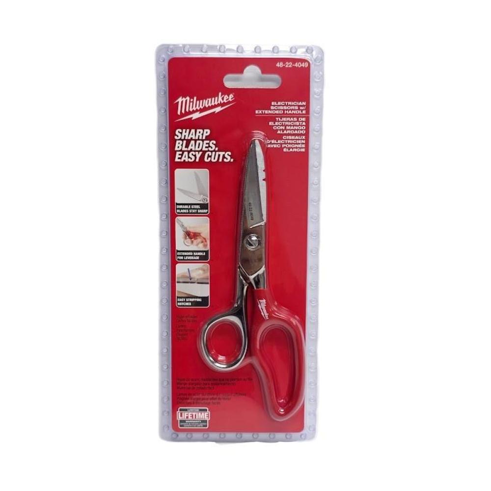 Tijeras De Electricista Milwaukee 48 22 4049 Con Mango Extendido img #1