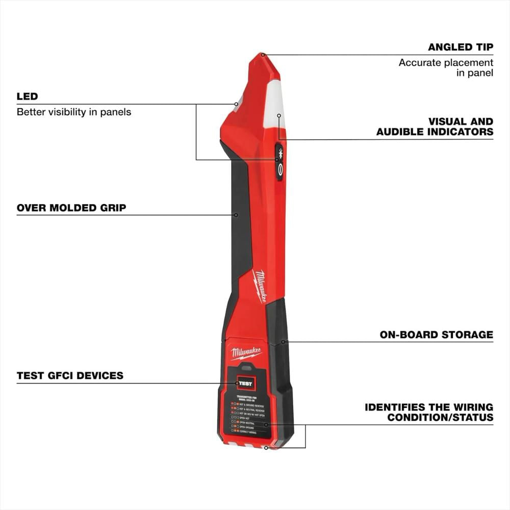 Localizador De Interruptores Milwaukee 2222 20 Con Led img #2
