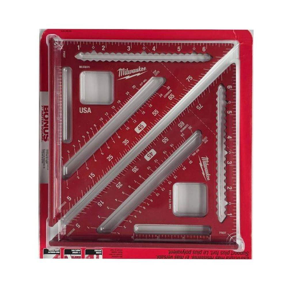 Juego De 2 Escuadras Milwaukee Mlsq070g Para Carpintero De 7 Pulgadas img #2
