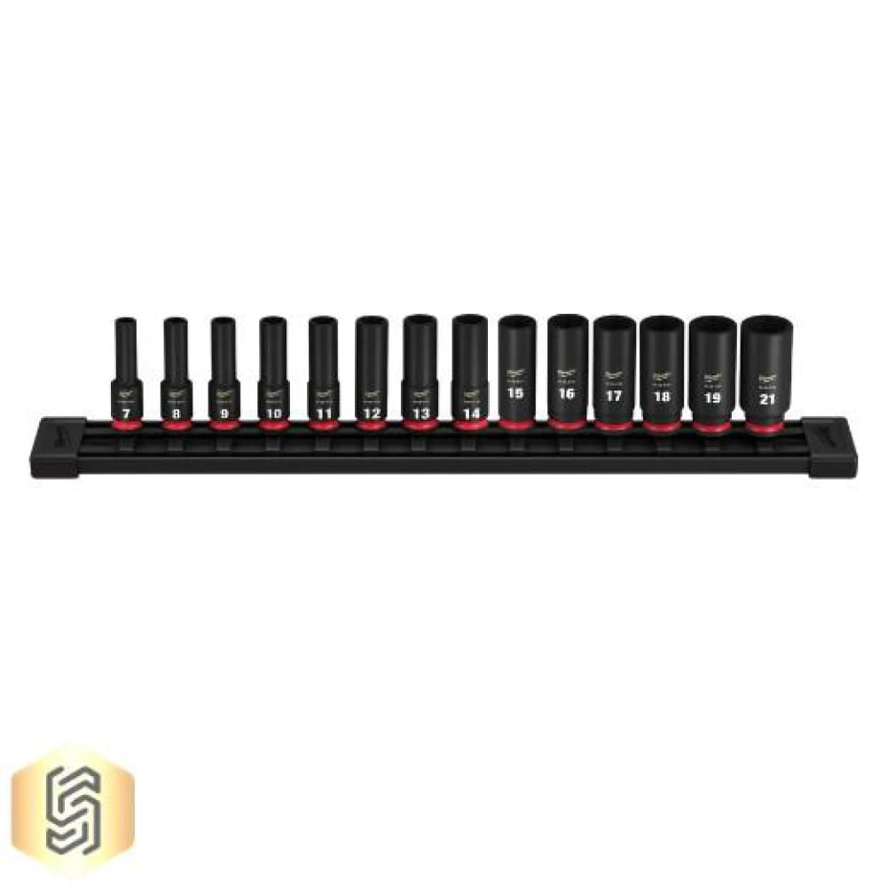 Juego De 14 Copas De Impacto Métricas Milwaukee 49 66 7008 Shockwave img #1
