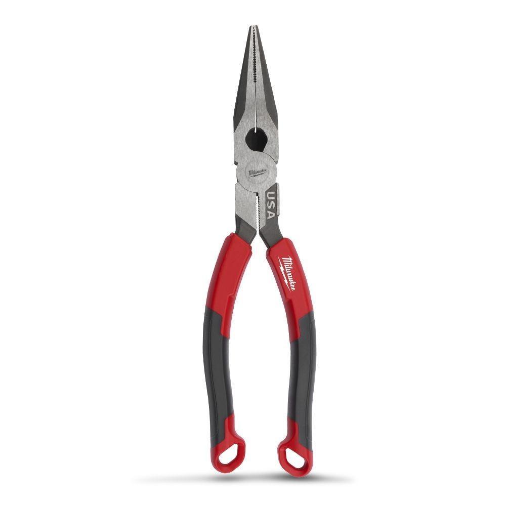 Alicate De Punta Larga Milwaukee Mt555 De 8 Pulgadas Con Mango Cómodo img #1