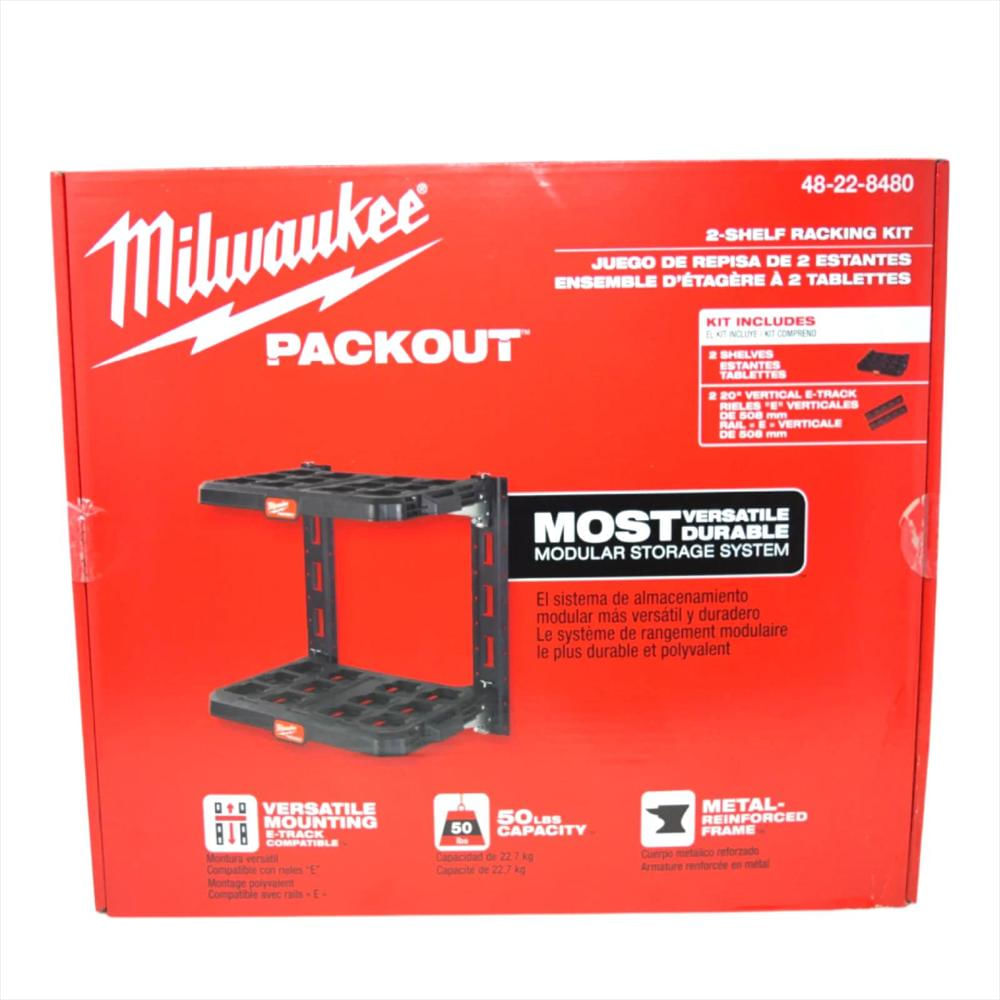 Estantería Milwaukee 48 22 8480 Packout De 2 Repisas img #1