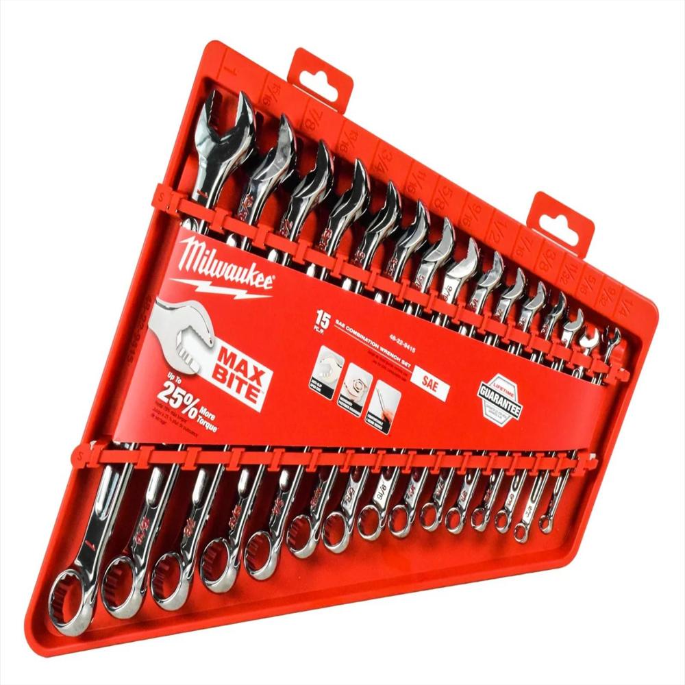 Juego De 15 Llaves Combinadas Sae Milwaukee 48 22 9415 img #1