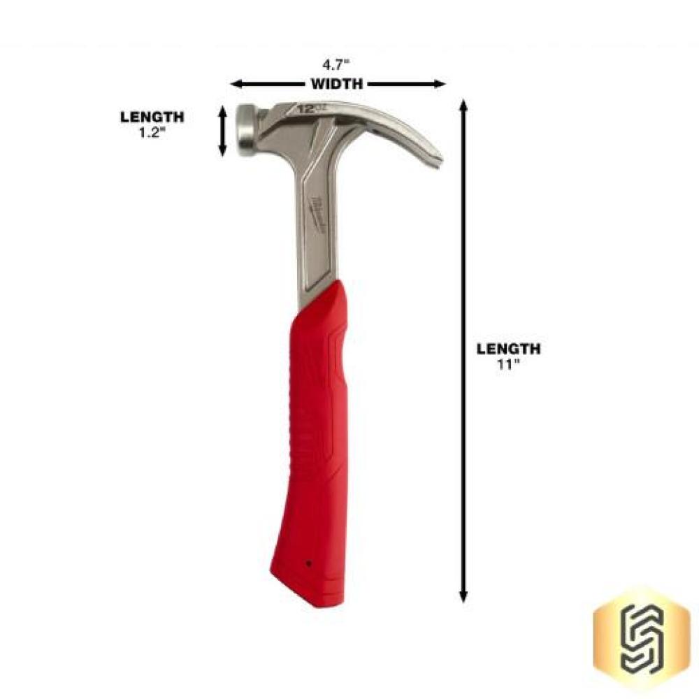 Martillo Milwaukee 48 22 9019 Cara Lisa De 12 Oz img #2