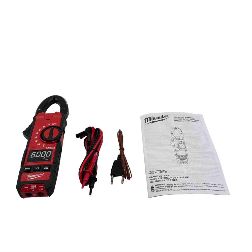 Pinza Amperimétrica Digital Milwaukee 2237 20 600V Ac/Dc Hvac/R img #4