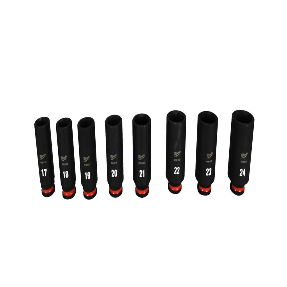 Juego De 19 Copas De Impacto Milwaukee 49 66 6801 Shockwave Packout img #5