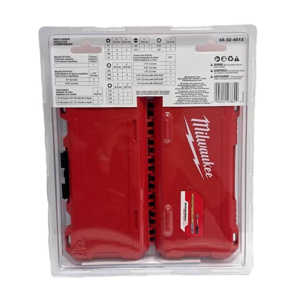 Juego De 50 Puntas Milwaukee 48 32 4013 Shockwave Para Taladro E Impacto img #2
