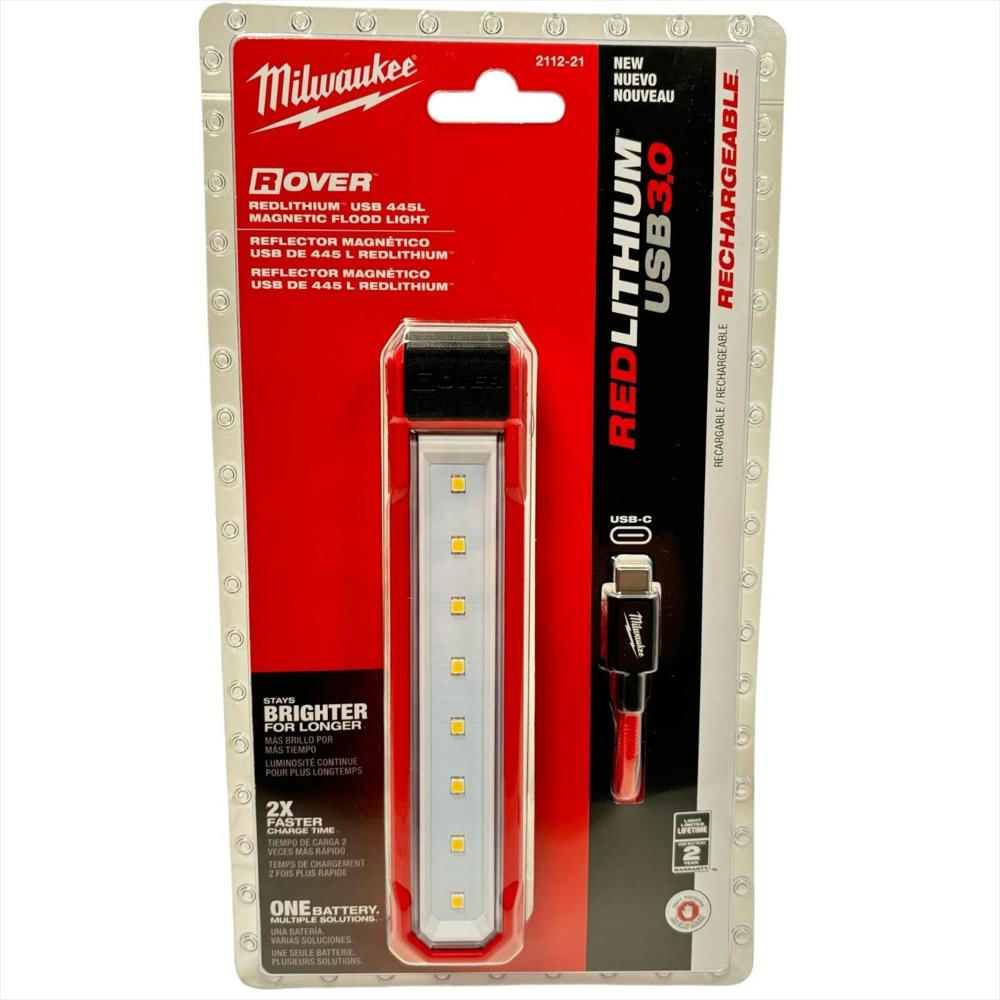 Linterna De Bolsillo Milwaukee 2112 21 Redlithium Usb Rover 445 Lúmenes img #1
