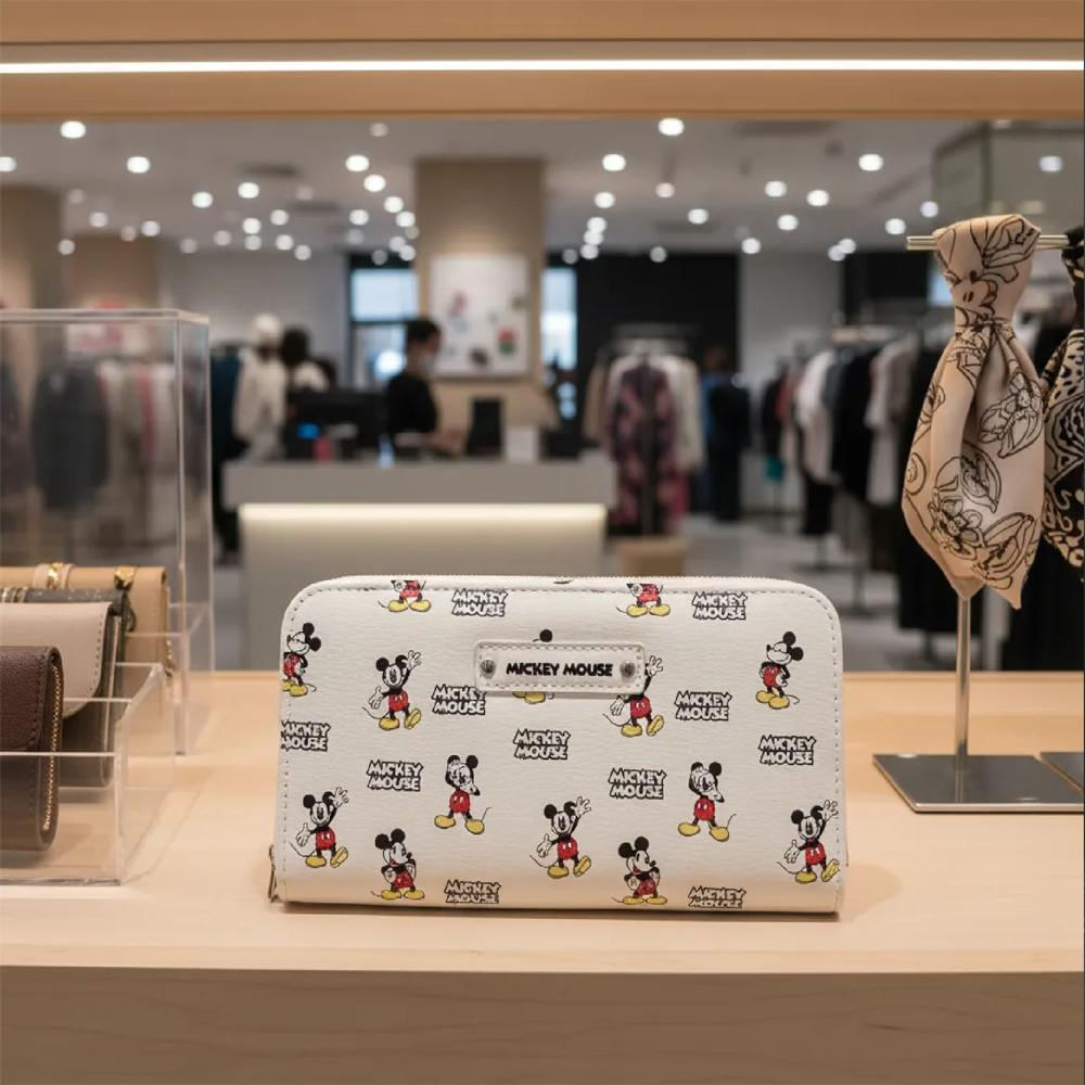 Billetera Larga Para Dama Mickey Mouse Estampada Disney img #2