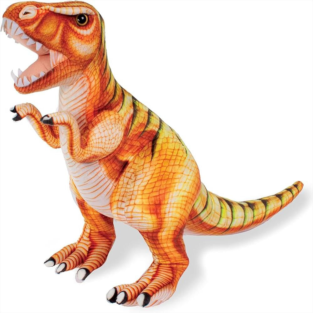 Peluche Dinosaurio 30 Cm Importado Tipo Real img #1