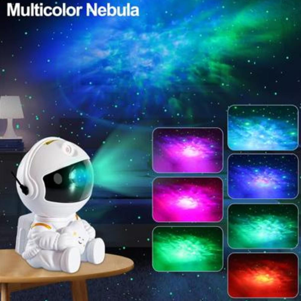 Lampara Mini Proyector Astronauta Nebulosa Control Premium img #3
