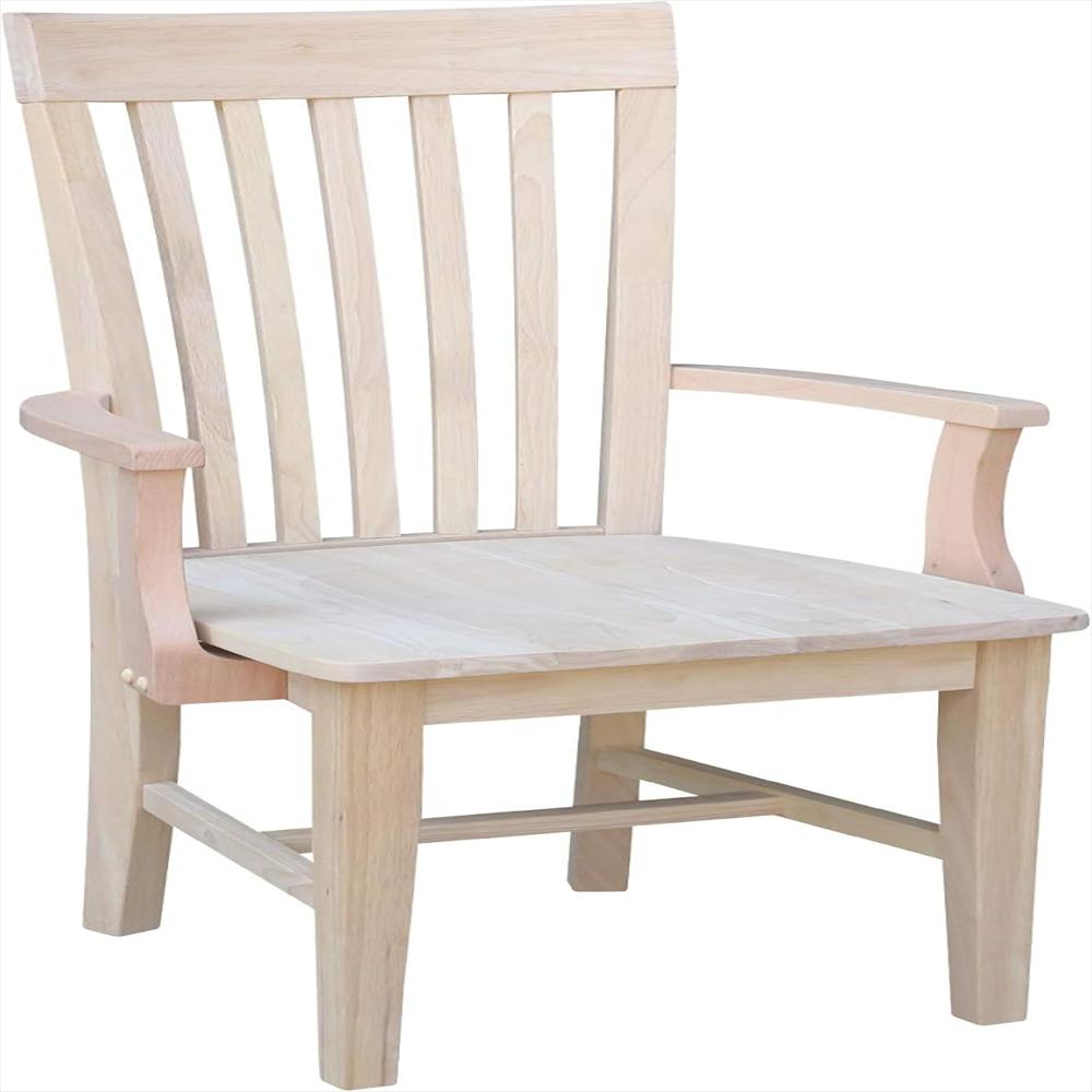 Silla De Misión Ic International Concepts Madera Parawood Acabado Personalizable img #1