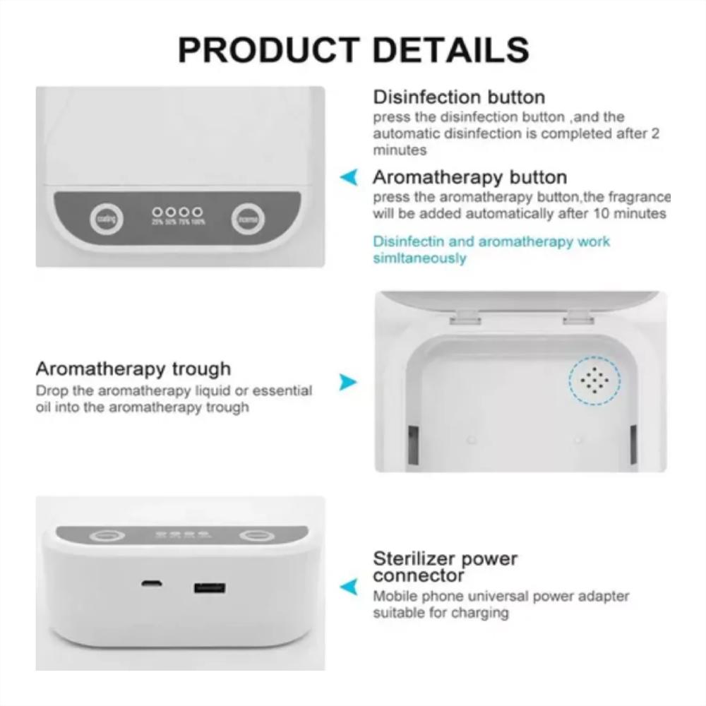 Maquina Esterilizadora Con Uv Antiviruses Y Bacteria img #2
