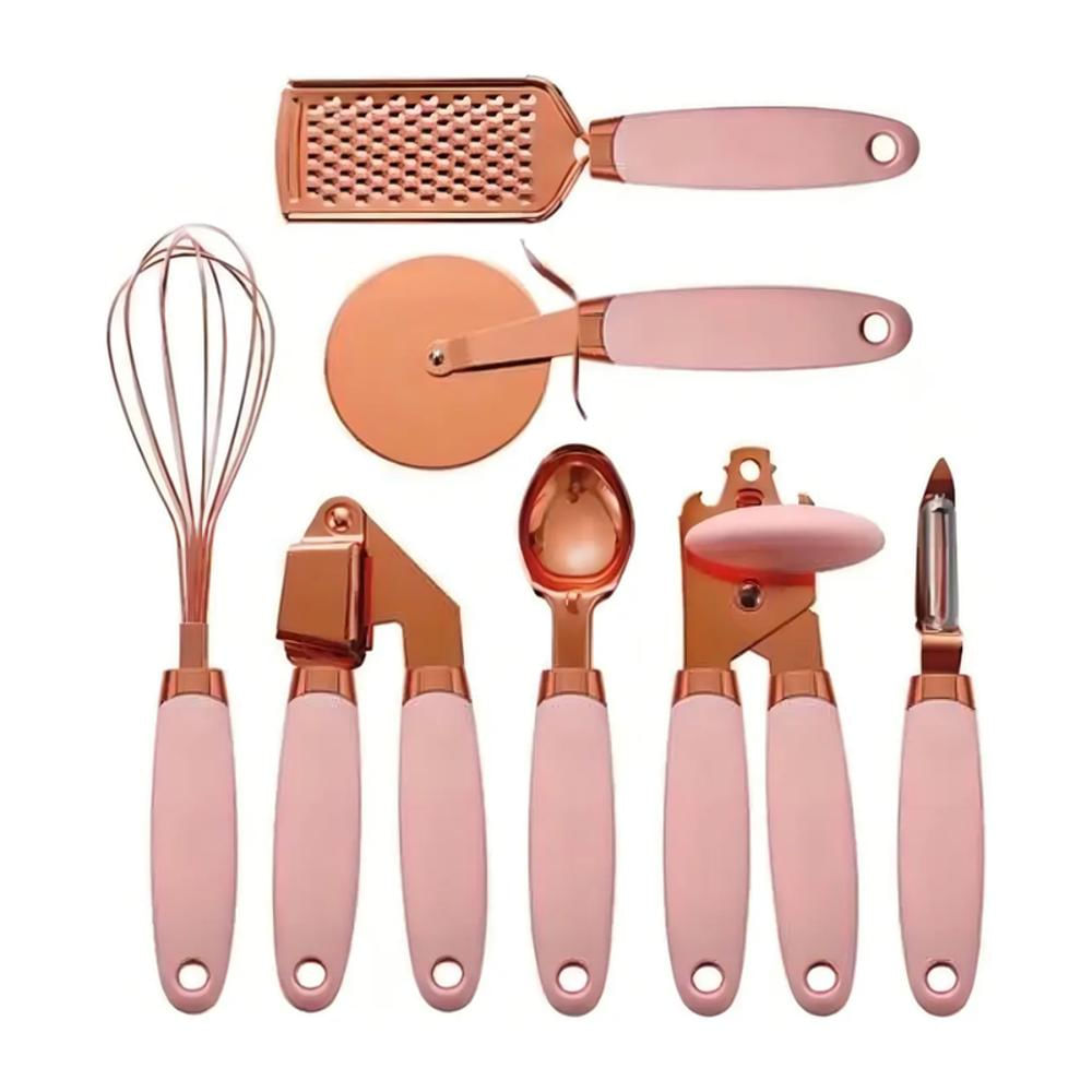 Set De Utensilios De Cocina X7 Acero Inoxidable Multifuncional img #1