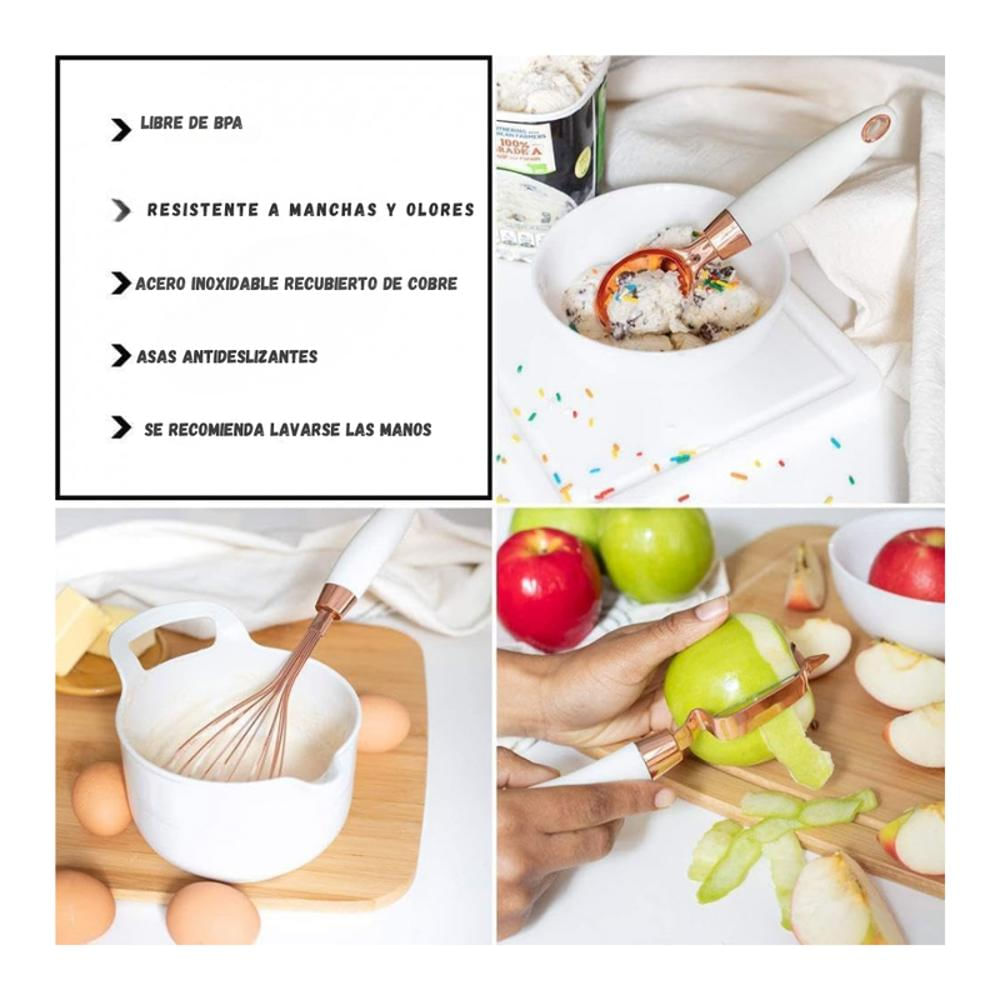Set De Utensilios De Cocina X7 Acero Inoxidable Multifuncional img #4
