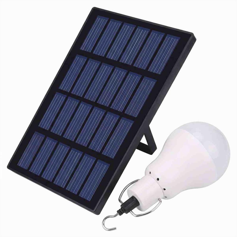 Foco Bombillo Led Solar Recargable Portátil Camping Carpa img #2