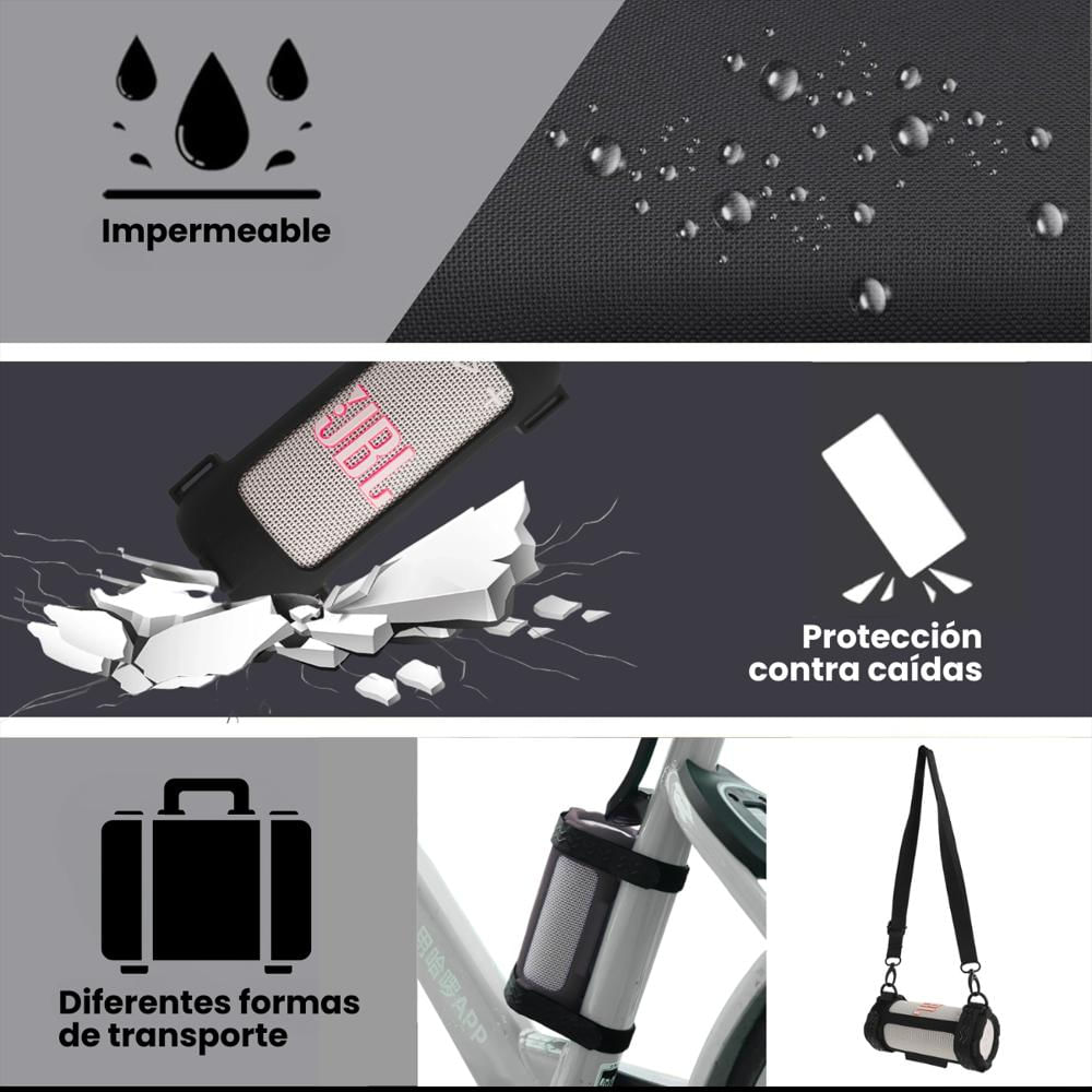 Silicona Protectora Jbl Grip Funda A La Medida Con Correa img #2