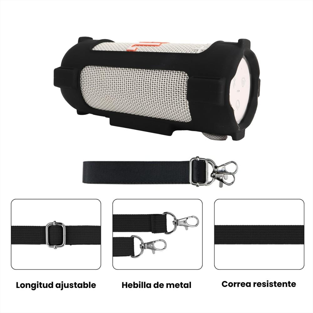 Silicona Protectora Jbl Grip Funda A La Medida Con Correa img #5