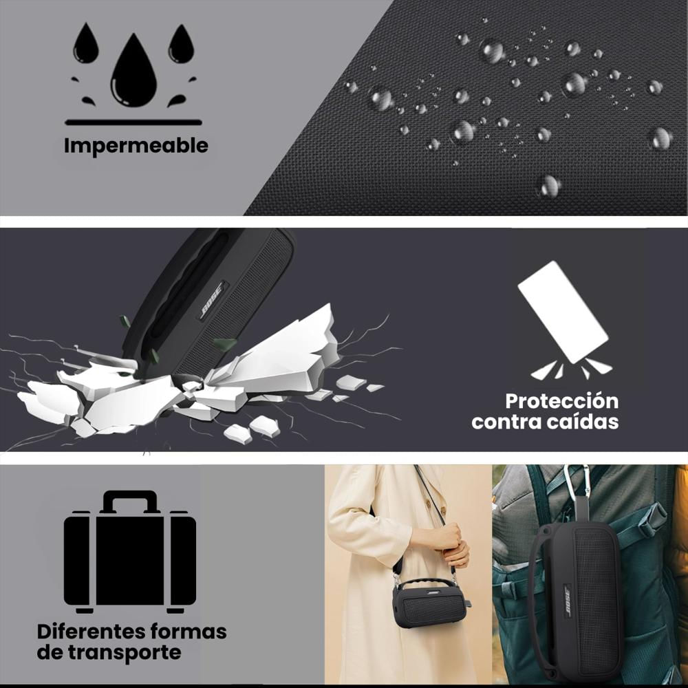 Silicona Bose Soundlink Plus Funda Y Correa Para Transportar img #2
