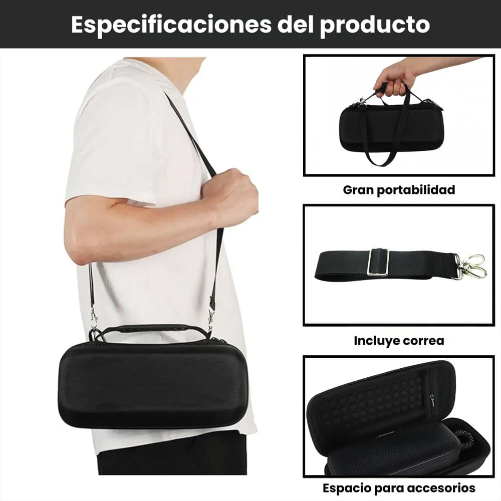 Estuche Bose Soundlink Plus Funda Y Correa Para Transportar img #3
