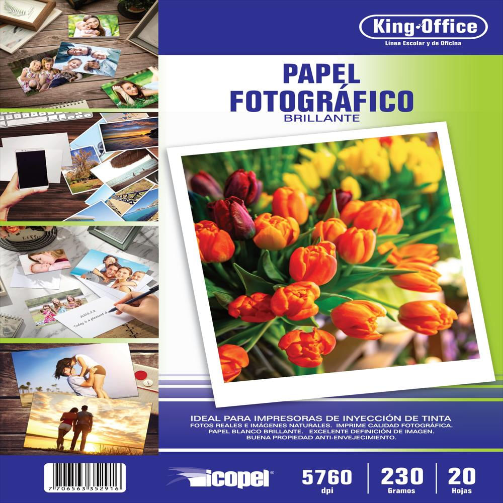 Papel Photo Glossy 230 Grs A 4 X 20 Hj img #1