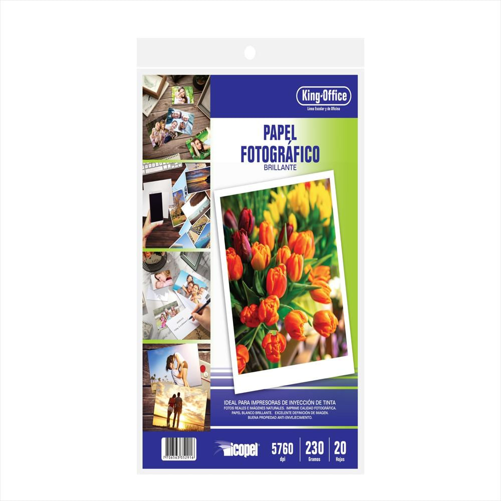 Papel Photo Glossy 230 Grs A 4 X 20 Hj img #2