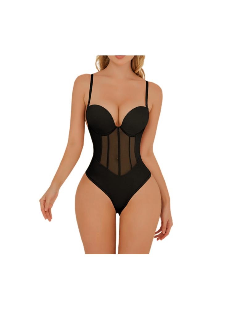 Bodi Laufrak Con Mallatex Copa Prehormada Strapless Y Tiras img #1