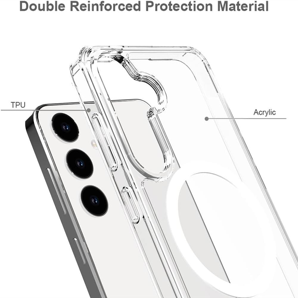 Estuche Trasparente Magsafe Gear 4 Para Samsung S24 Fe img #4