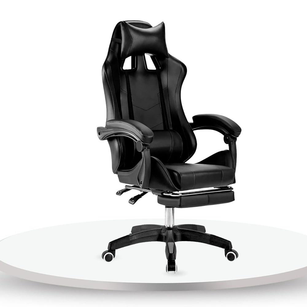 Silla Gamer Ergonomica Reclinable Kairo Negro img #1