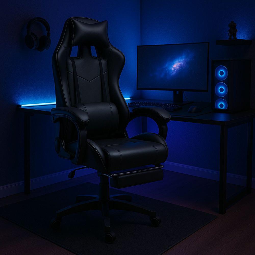 Silla Gamer Ergonomica Reclinable Kairo Negro img #5