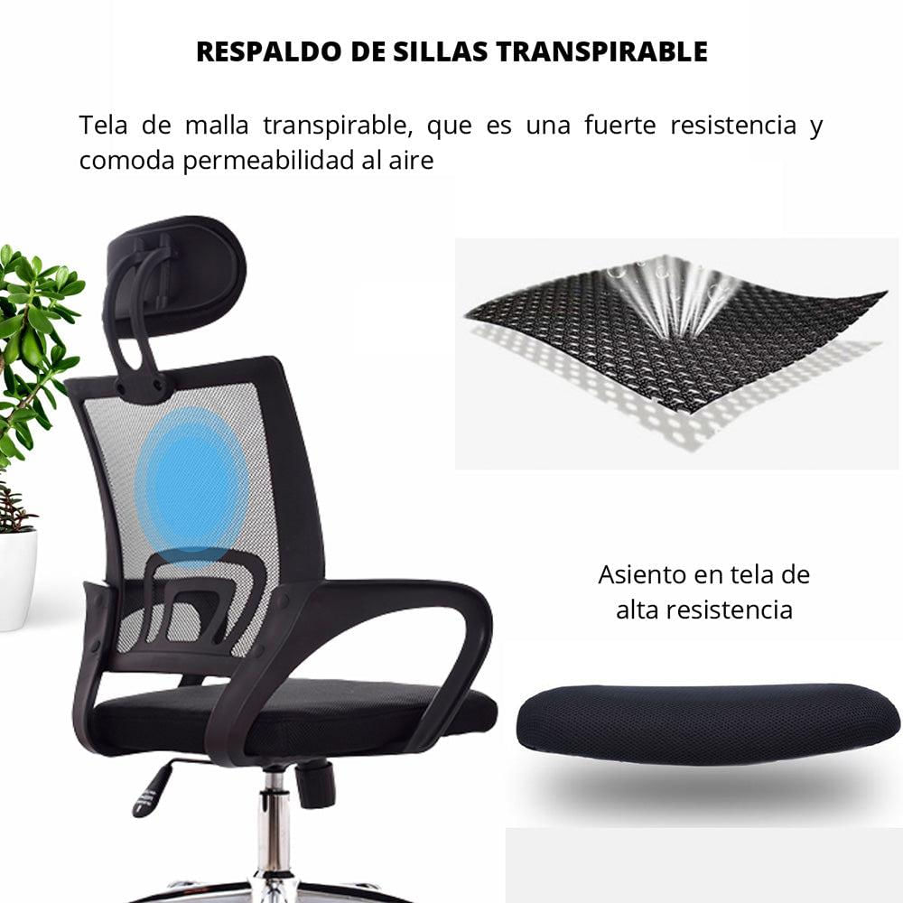 Silla De Oficina Colors Presidente Negro img #3