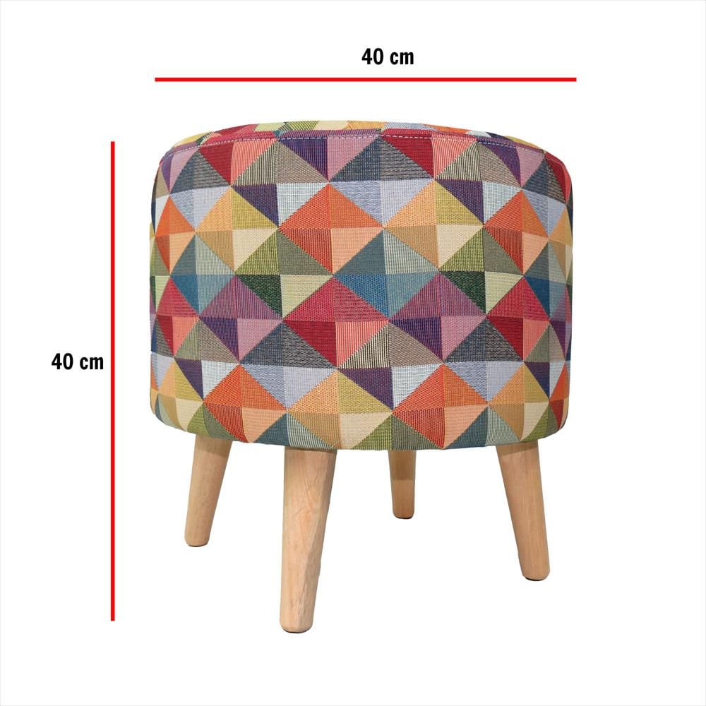 Set X 2 Und Puff Tapizado 39X40x40cm Colors img #5