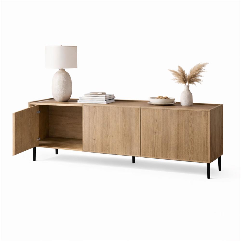 Mesa De Tv Puertas Benito 50X150x30cm Madera img #2