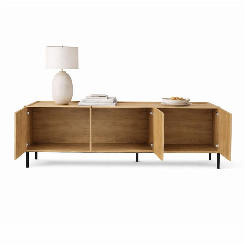 Mesa De Tv Puertas Benito 50X150x30cm Madera img #3