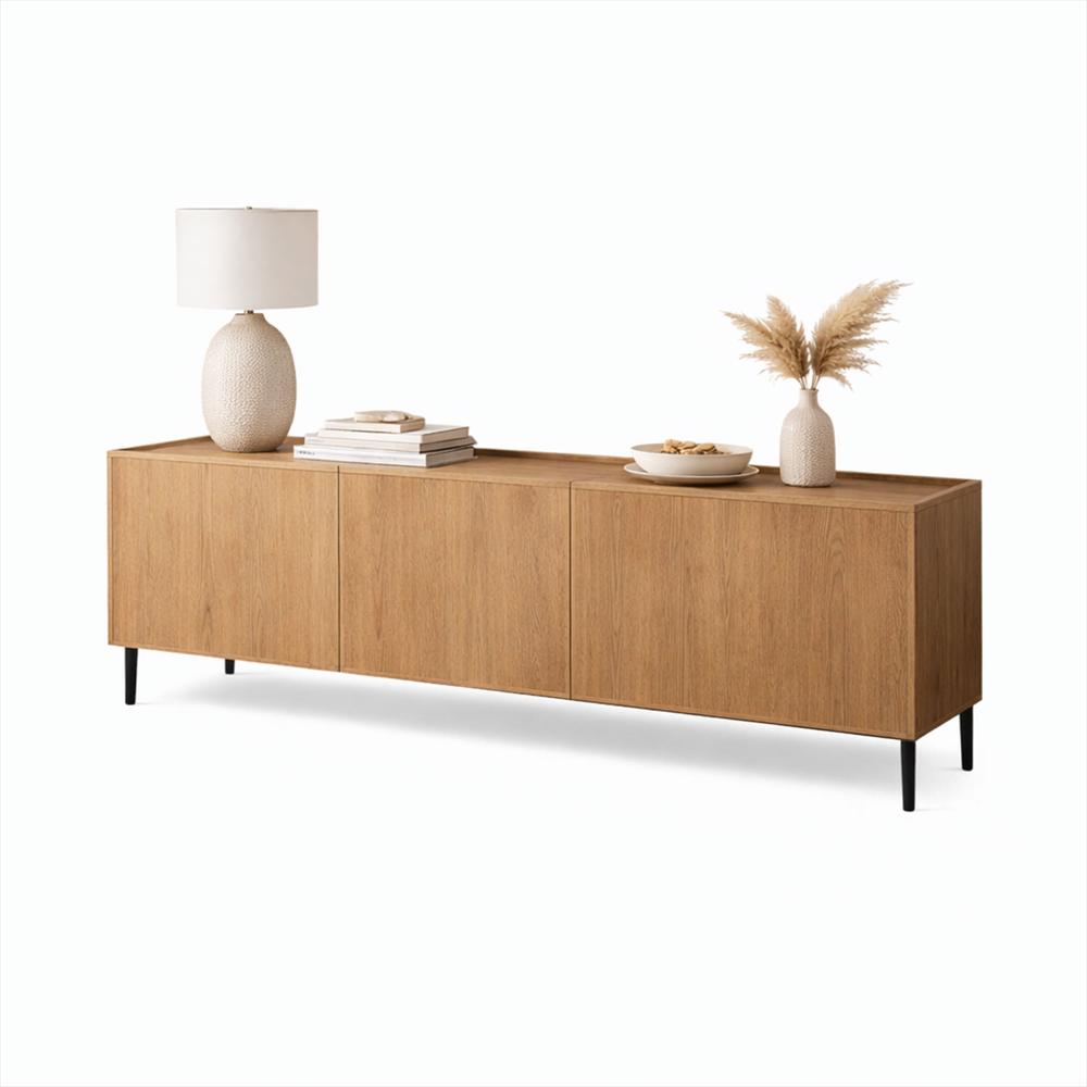 Mesa De Tv Puertas Benito 50X150x30cm Madera img #4