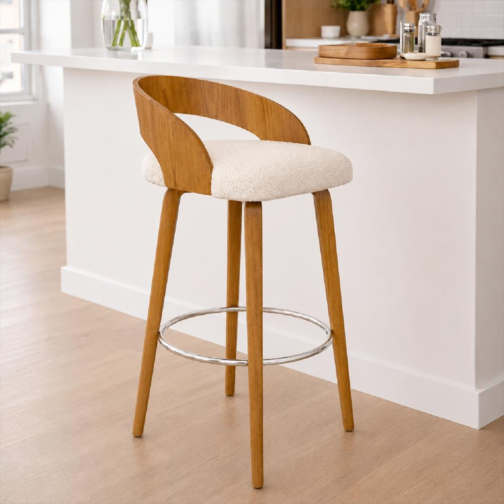 Silla Bar Odet 95X44x42cm Beige img #1