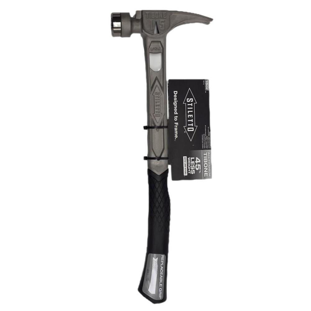 Martillo Stiletto Tib15mc Cara Fresada Mango Curvo De 18 Pulgadas img #1