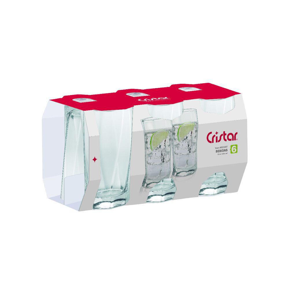 Set X 6 Vasos Mozart Vasos Altos CRISTAR 0096CL6EX img #2