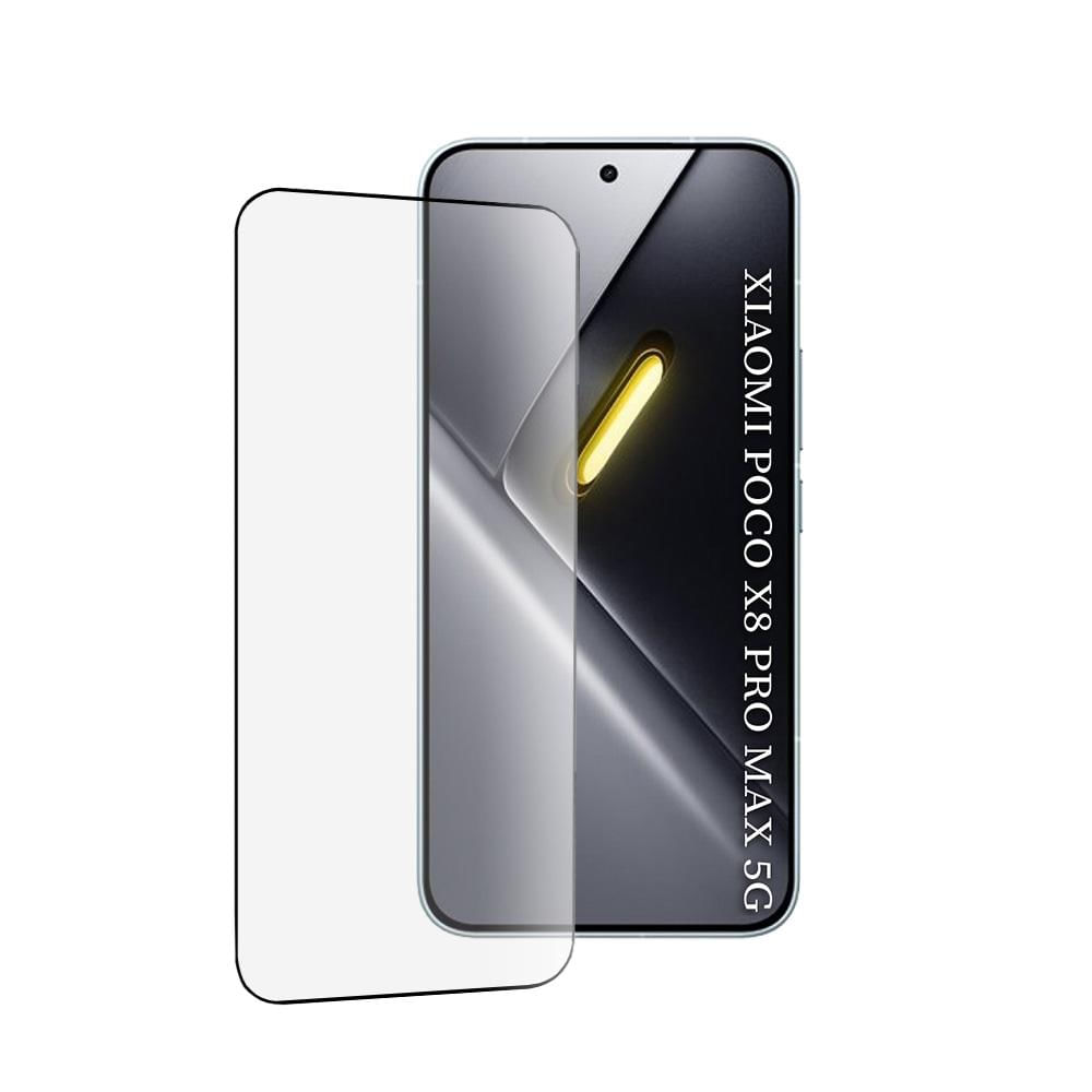 Funda Tipo Carbono + Vidrio Templado Para Xiaomi Poco X8 Pro Max img #3