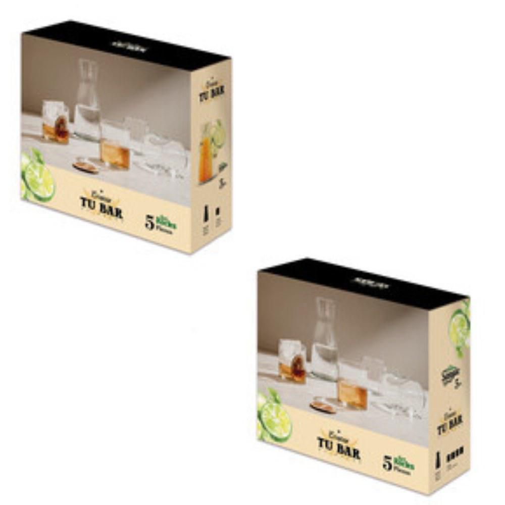 Set x9 Decanter, Vasos Y Shots CRISTAR 9887EL9TUBAR img #2