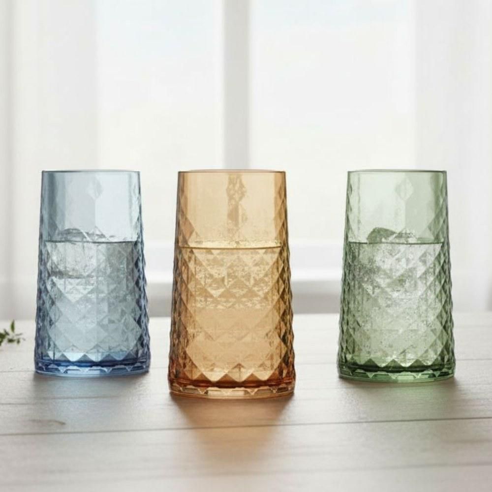 Set x6 Vasos Cairo Alto colors CRISTAR 0922CC6EX img #3