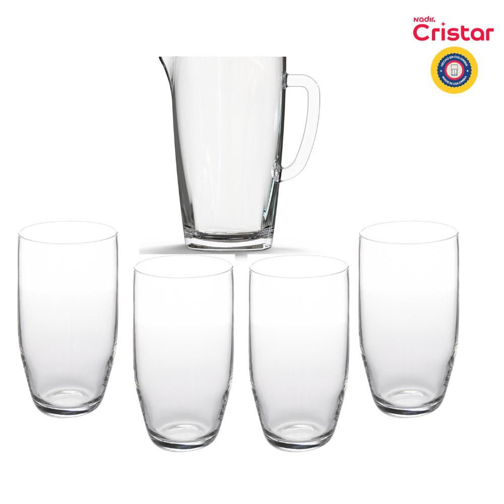 Set x5 Jarra + 4 vasos Opera CRISTAR 9791ELEX img #1