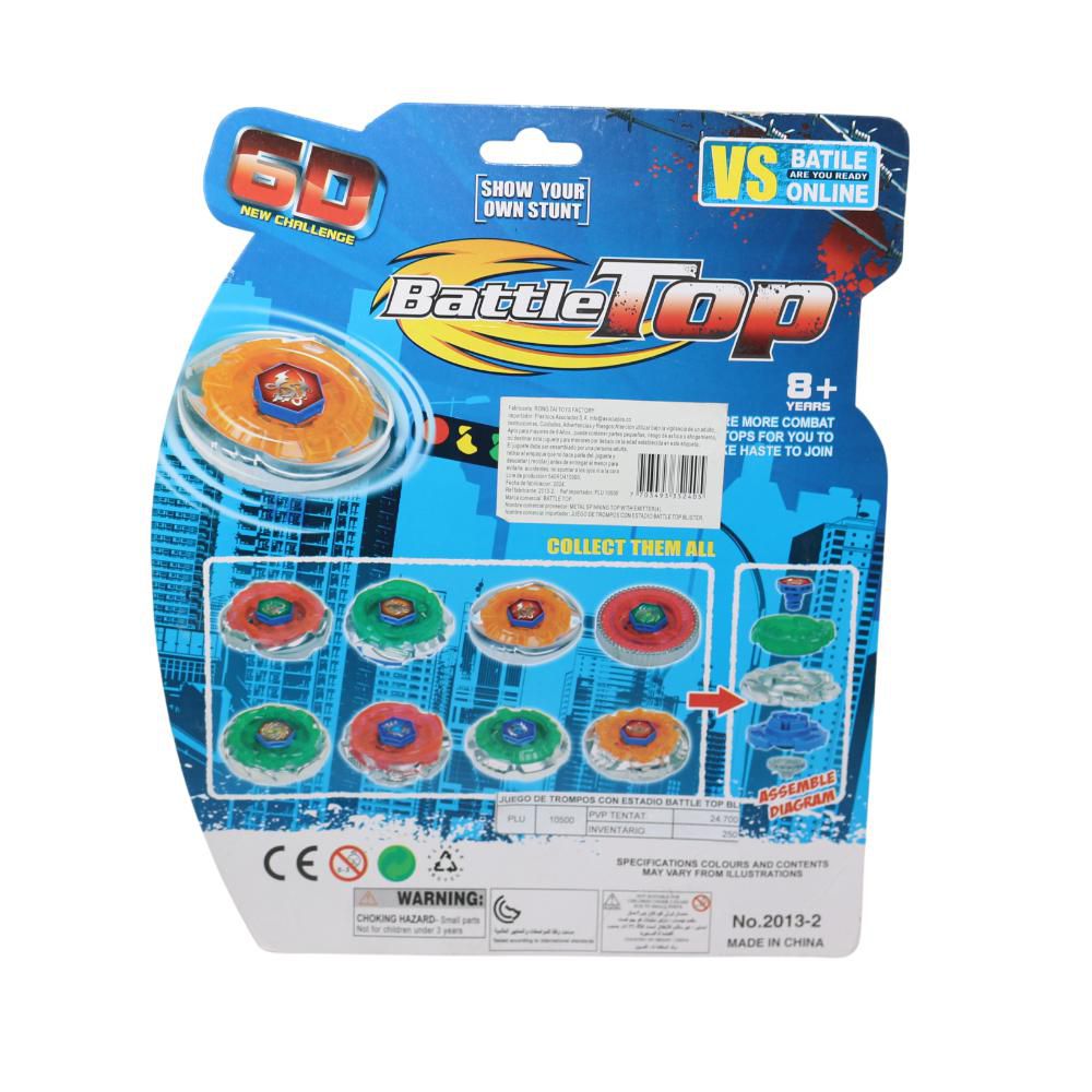 Juego De Trompos Con Estadio PLASTICOS ASOCIADOS img #4