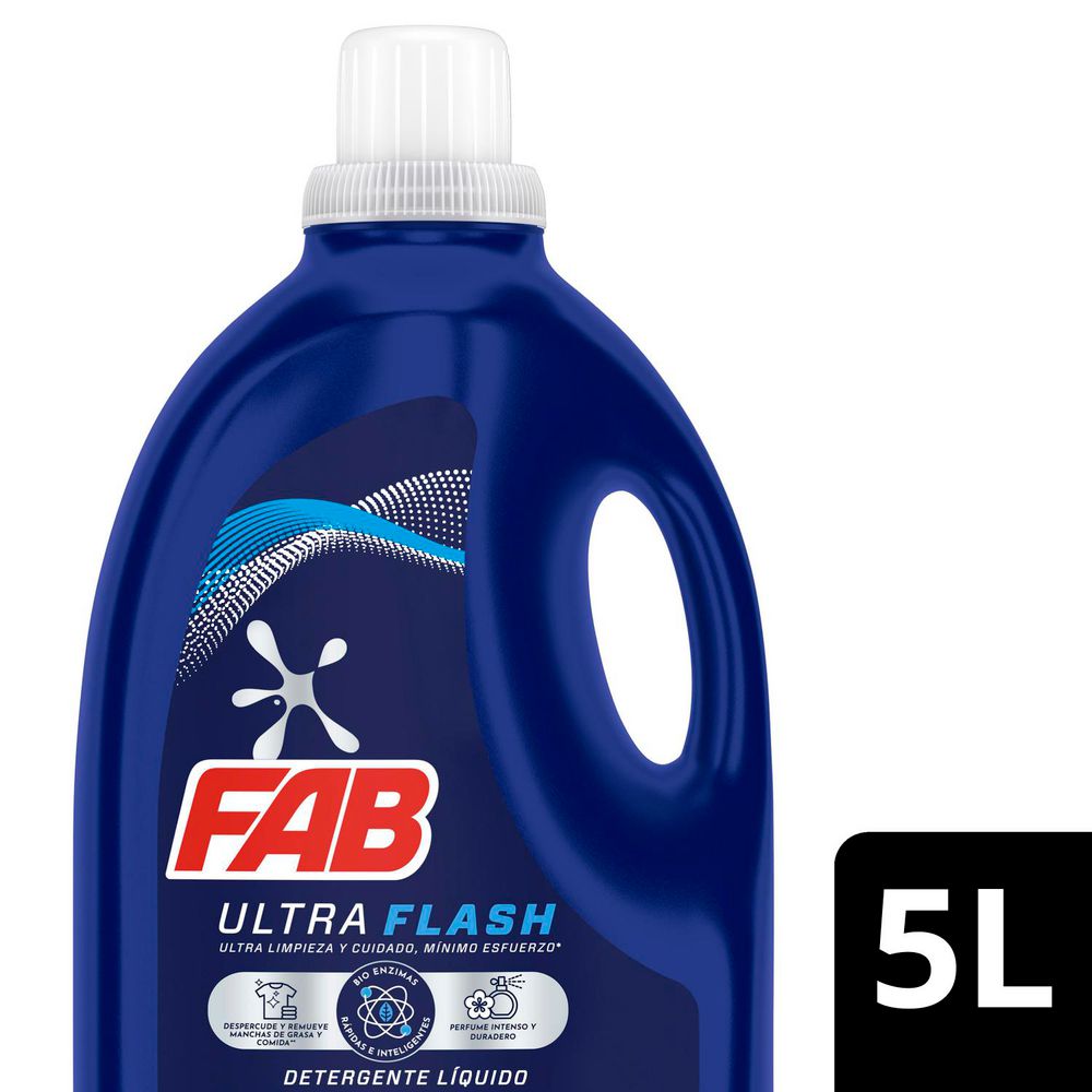 Detergente líquido FAB ultra flash (5000  ml) img #1