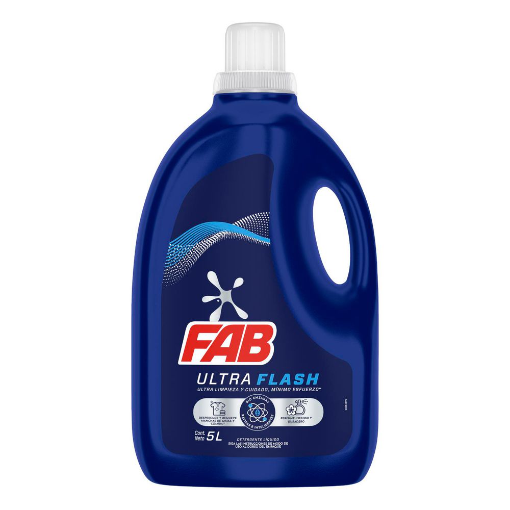 Detergente líquido FAB ultra flash (5000  ml) img #2