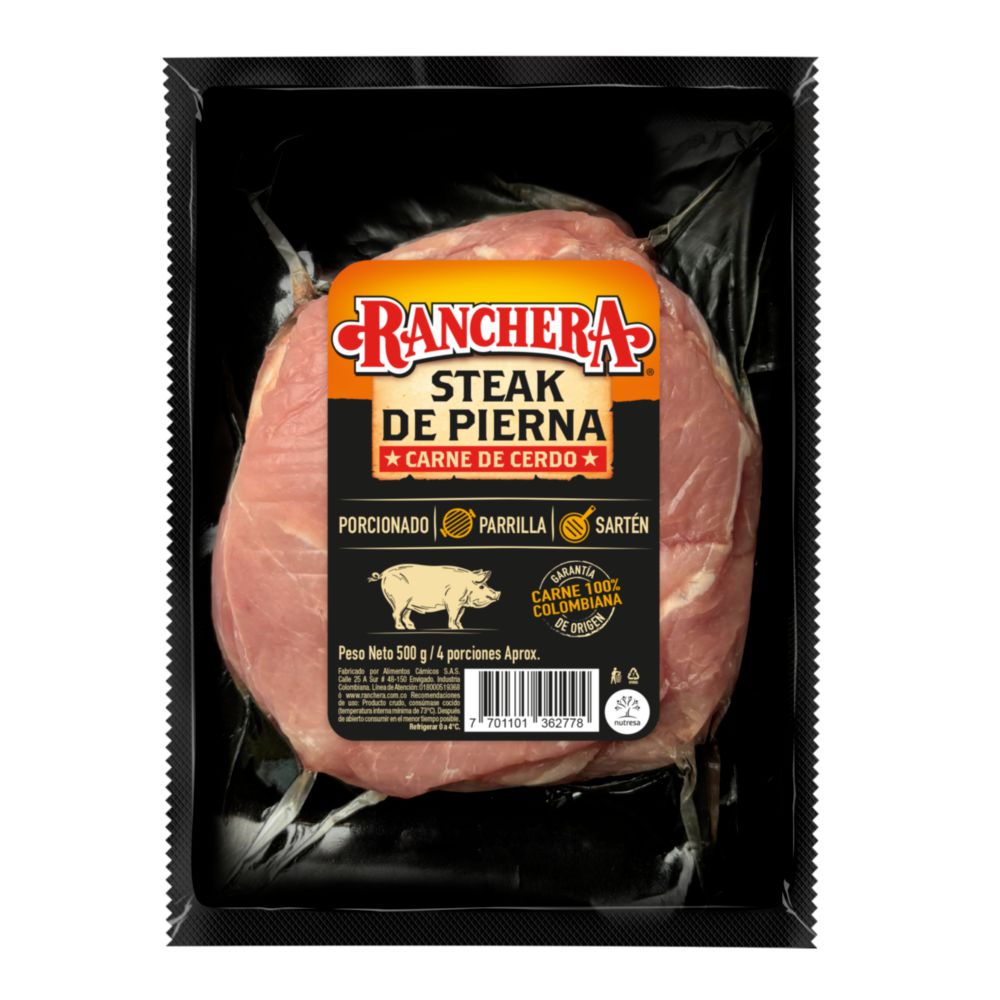 Carne RANCHERA steak pierna de cerdo (500  gr) img #2