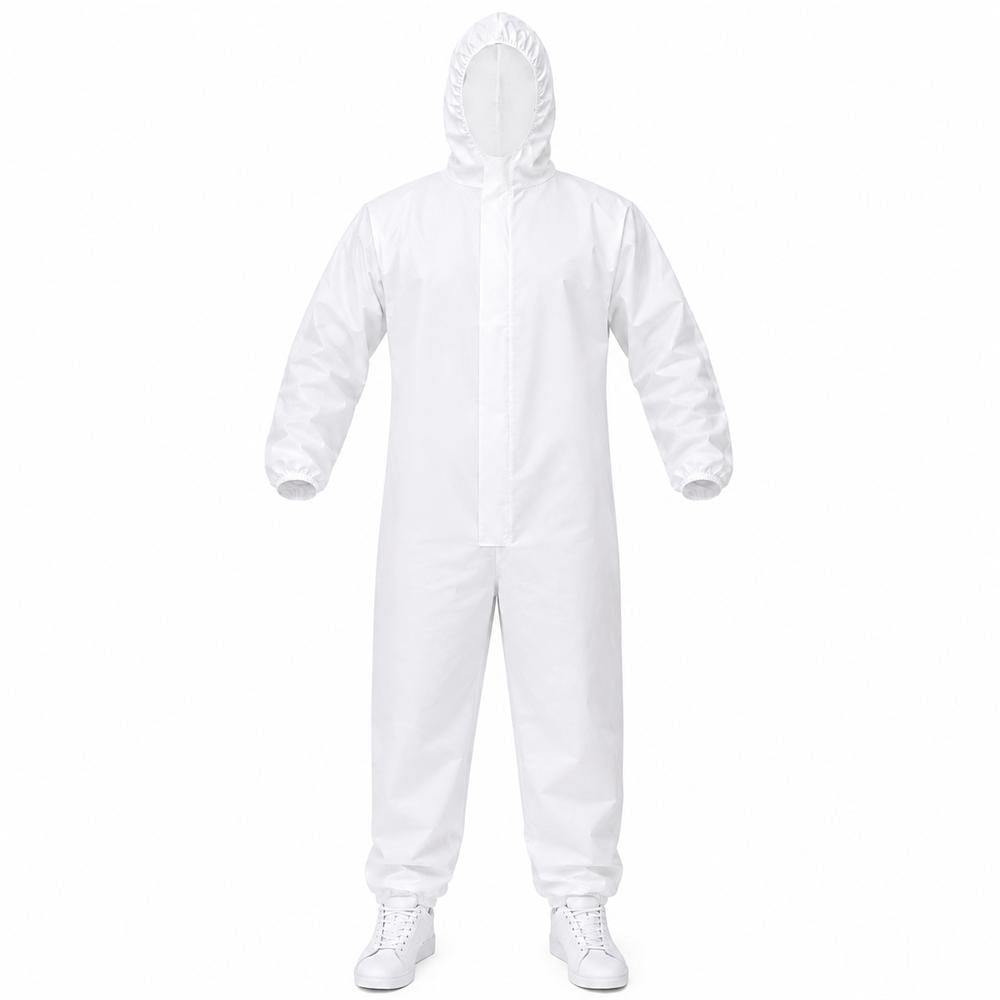 Overol Traje Microporoso Antifluido Con Capucha Reutilizable Talla L img #1