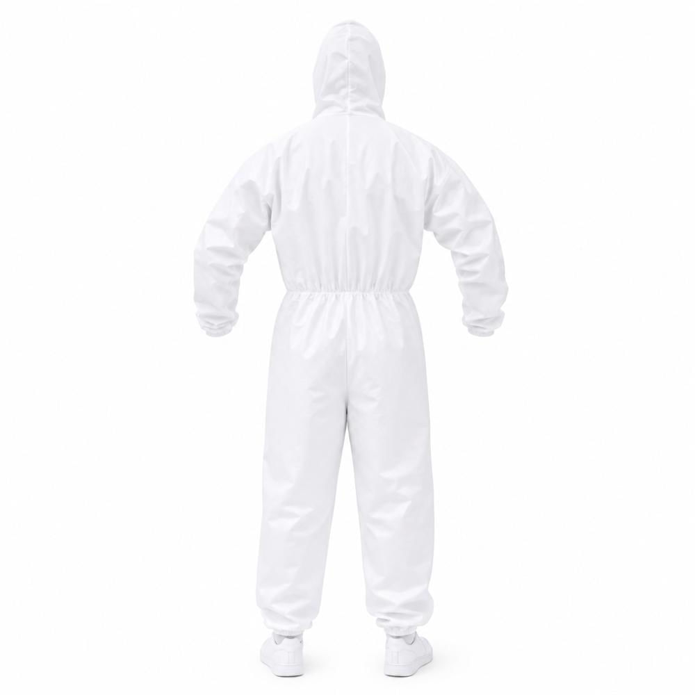 Overol Traje Microporoso Antifluido Con Capucha Reutilizable Talla L img #3